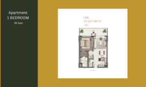 Floor plan of The Arthouse, Saadiyat Island, showcasing 1-3 bedroom apartments and two exclusive 5-bedroom duplex sky villas for rent and sale by NAS Luxury Real Estate, Abu Dhabi