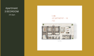 Floor plan of The Arthouse, Saadiyat Island, showcasing 1-3 bedroom apartments and two exclusive 5-bedroom duplex sky villas for rent and sale by NAS Luxury Real Estate, Abu Dhabi