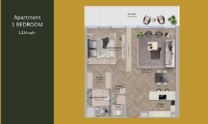 Floor plan of The Source Terraces at Saadiyat Island, detailing luxury apartments for rent and sale by NAS Luxury Real Estate, Abu Dhabi