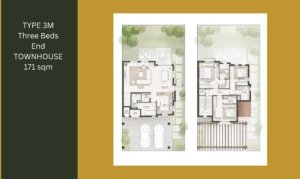 Floor plan of Carmona at Bloom Living Zayed City Abu Dhabi