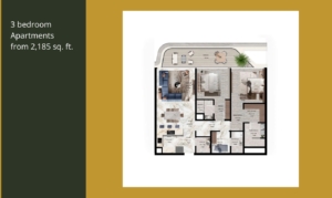 Floor plan of Jacob & Co. Beachfront Living by Ohana