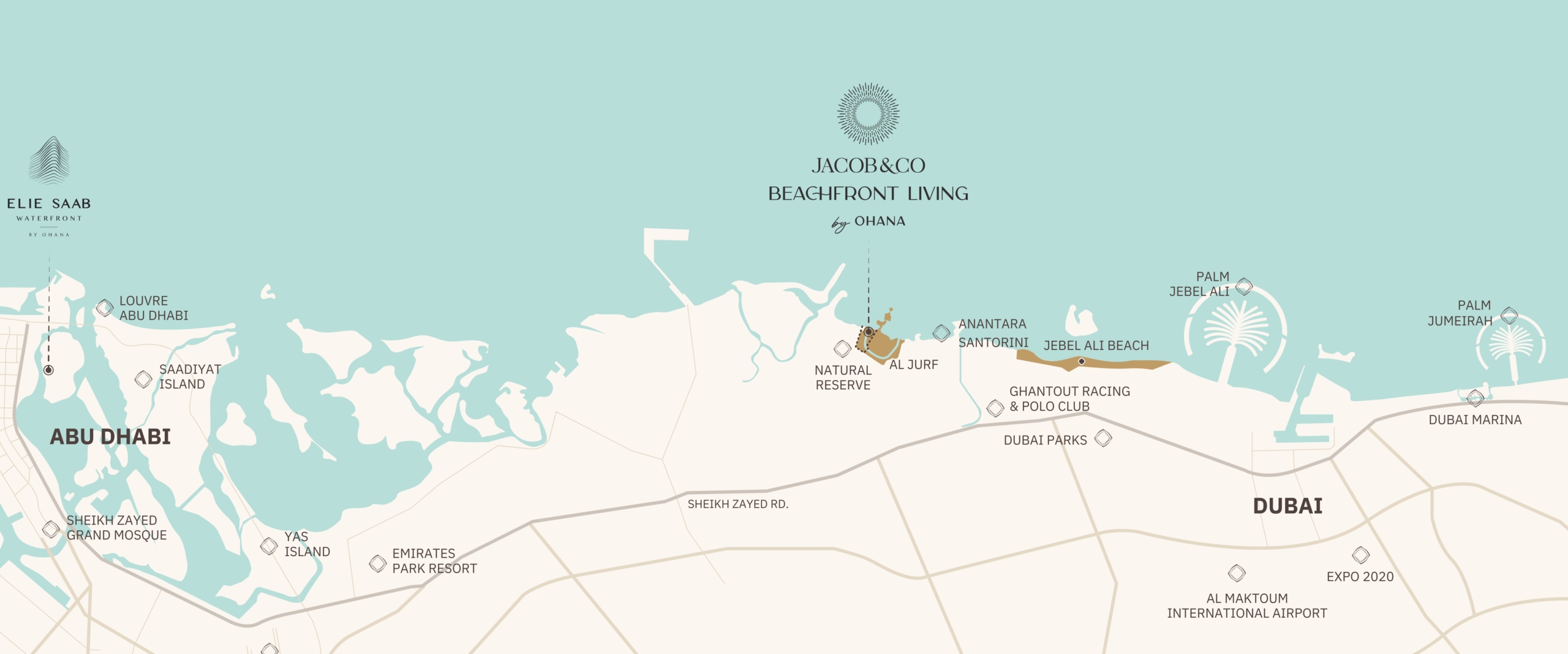 Master plan Jacob & Co. Beachfront Living