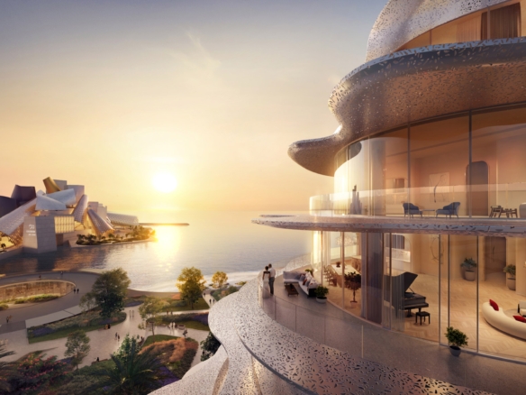 Роскошные дома Абу-Даби с художественной отделкой