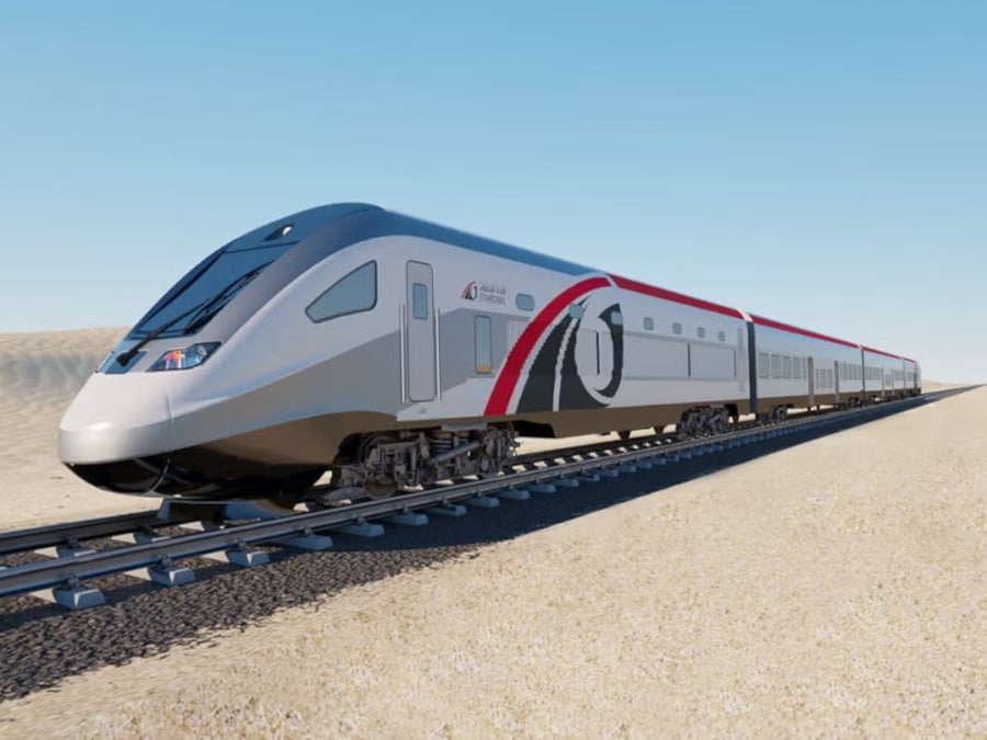 Abu Dhabi to Dubai Etihad Rail