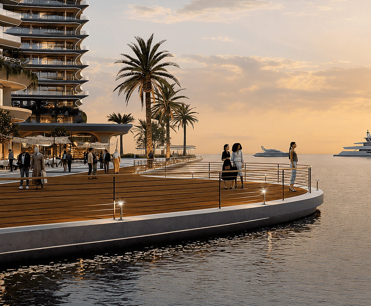 Waterfront dining