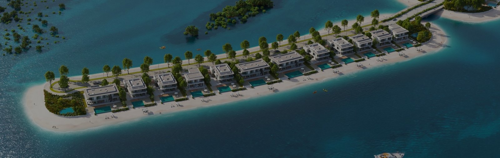 Infinity island villas view