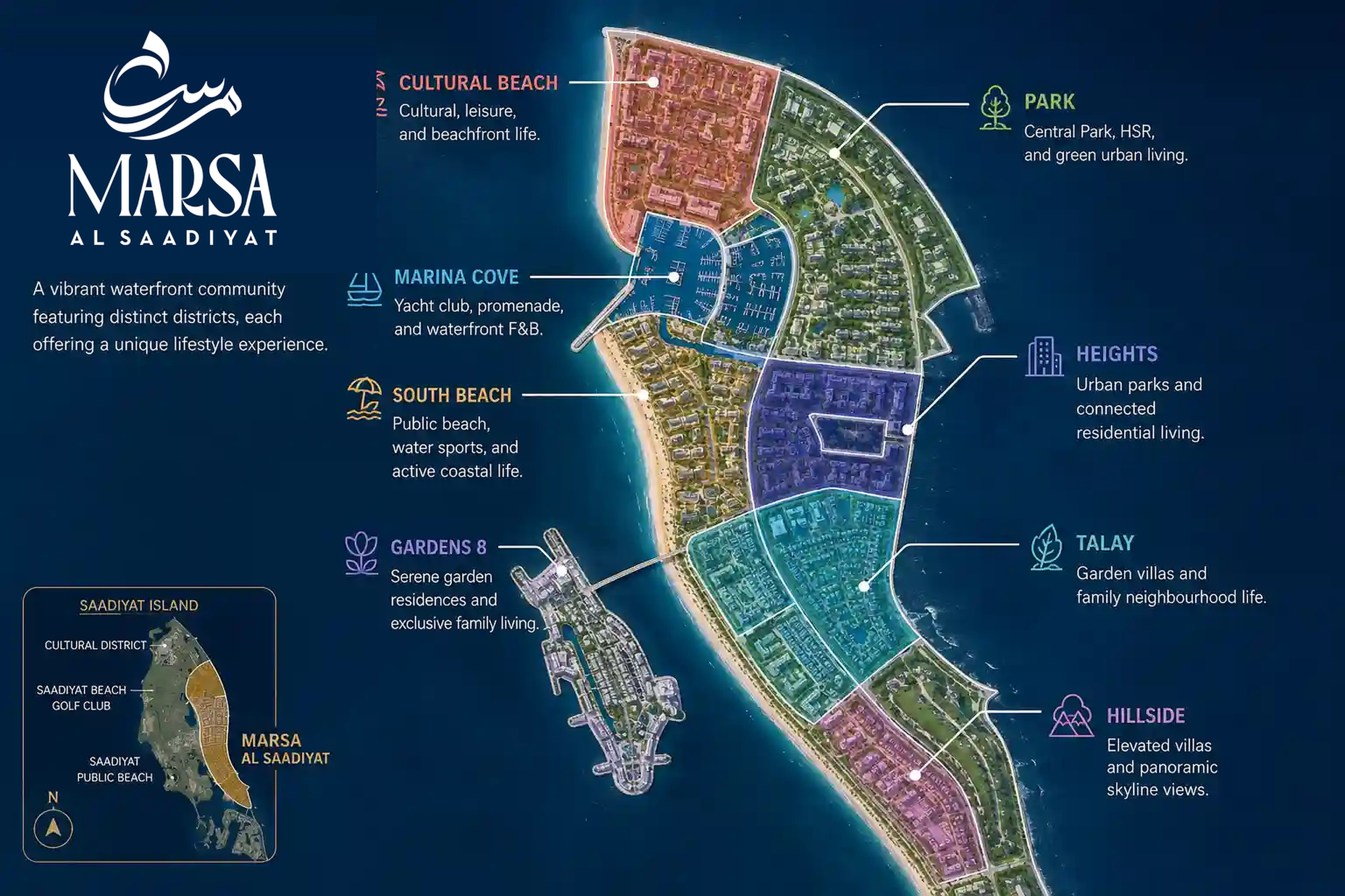 Marsa Al Saadiyat masterplan