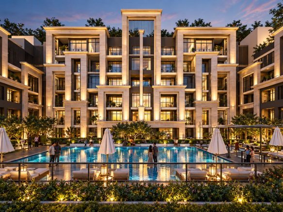 Ville 11 residential development in Masdar City Abu Dhabi completed 14 months early
