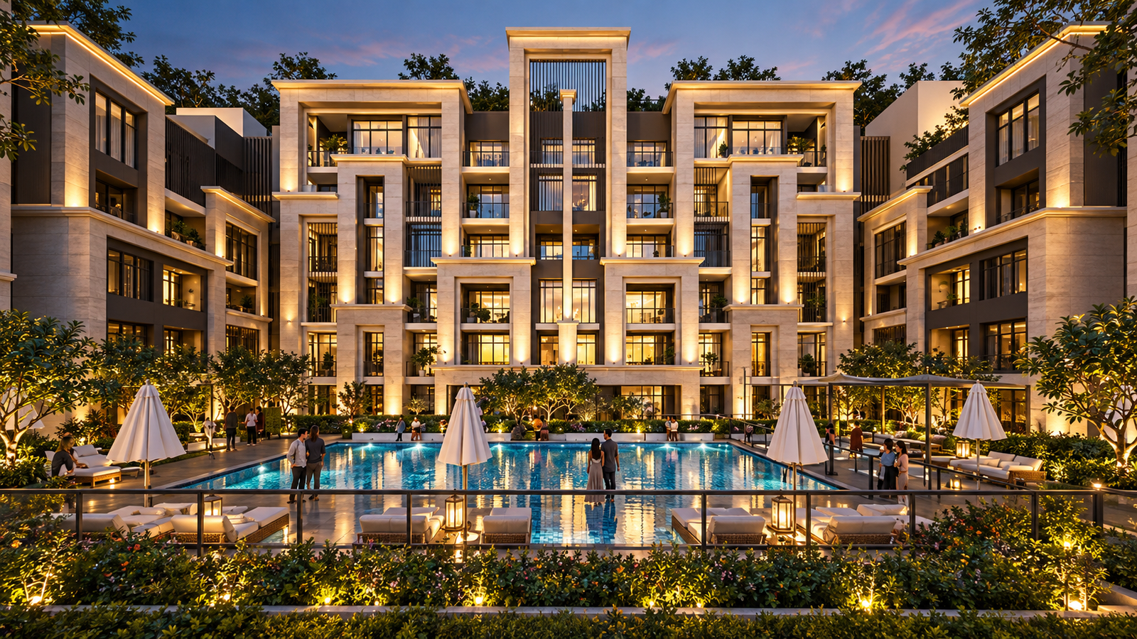 Ville 11 residential development in Masdar City Abu Dhabi completed 14 months early