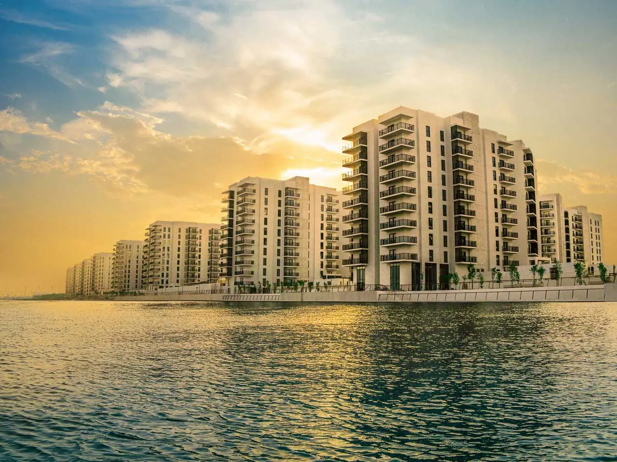 Water's Edge waterfront apartments on Yas Island Abu Dhabi